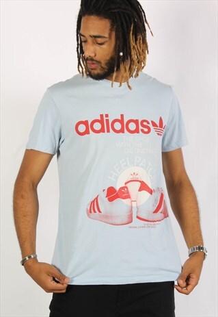 VINTAGE ADIDAS T-SHIRT BLUE
