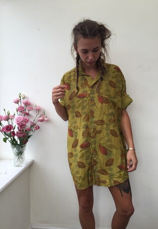 CRAZY PATTERN OVERSIZED RETRO VINTAGE UNISEX FESTIVAL SHIRT