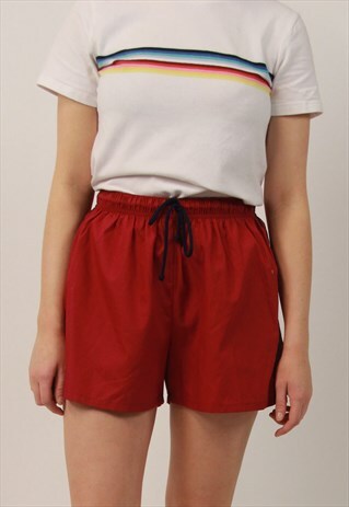 VINTAGE HIGH WAISTED SPORTS SHORTS