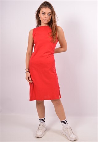 VINTAGE SERGIO TACCHINI A-LINE DRESS RED