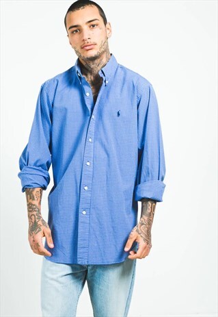 VINTAGE 80S CLASSIC POLO RALPH LAUREN SHIRT / S5246