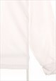 ADIDAS 90'S TURLE NECK SWEATSHIRT LARGE WHITE