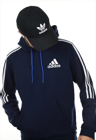 VINTAGE ADIDAS HOODIE NAVY