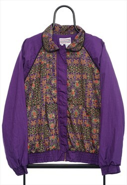 Vintage 90s Westbound Purple Windbreaker Jacket Womens