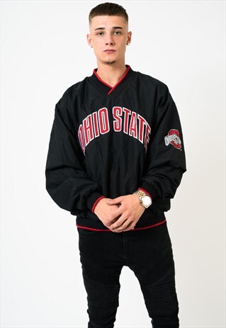 VINTAGE OHIO STATE TRAINING TOP WINDBREAKER