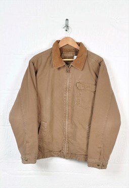 Vintage Workwear Detroit Jacket Brown Large