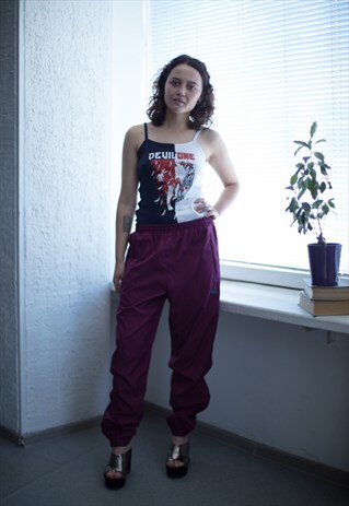 VINTAGE 90'S PURPLE SPORTS SWEATS