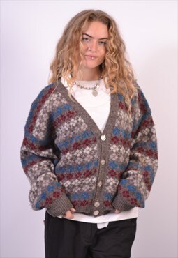 Vintage 90'S Cardigan Sweater Multi