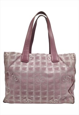 Vintage Chanel Travel Line handbag, CC motif, Pink
