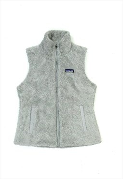 Patagonia Gilet reversible  grey fuzzy zip up