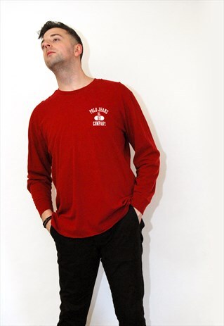 POLO JEANS T-SHIRT (L) VINTAGE 90S RALPH LAUREN SPORT TOP
