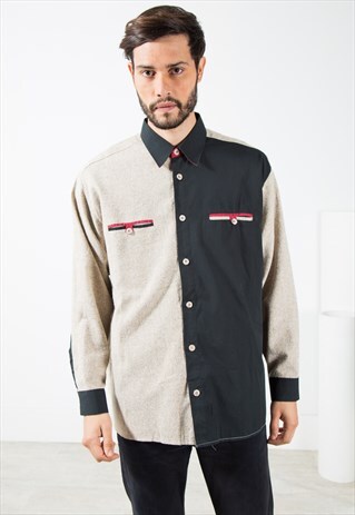 VINTAGE LONG SLEEVE SHIRT / S5472