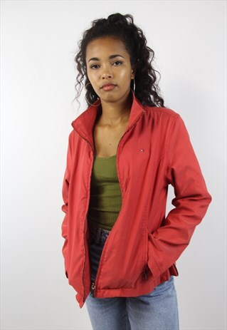 VINTAGE TOMMY HILFIGER RED JACKET