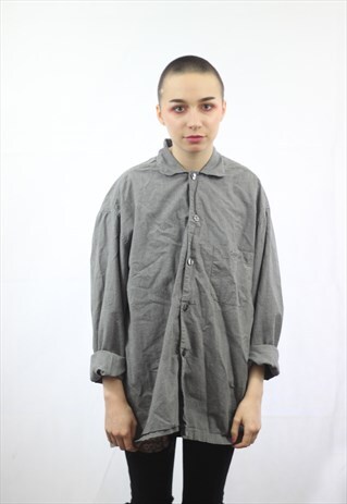 CALVIN KLEIN STRIPED WORKER SHIRT