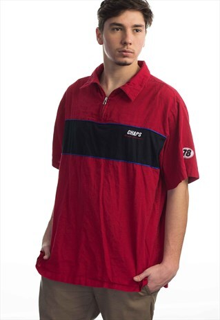 VINTAGE POLO RALPH LAUREN LOGO SHIRT 90S XL 7.6