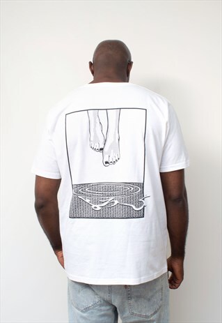 YOROSHIKU CLASSIC: MANGA BACK PRINT T-SHIRT WHITE LEVITATE