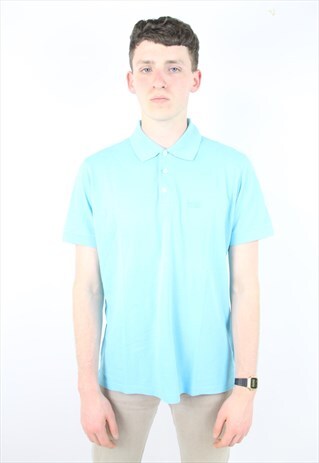 VINTAGE HUGO BOSS TURQUOISE POLO SHIRT