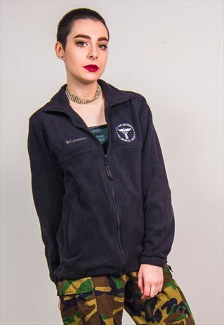 COLUMBIA VINTAGE 90'S TEXAS UNIVERSITY FLEECE JACKET