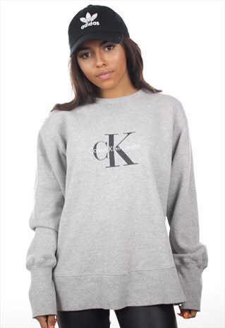 VINTAGE CALVIN KLEIN JEANS BIG LOGO SWEATSHIRT JUMPER