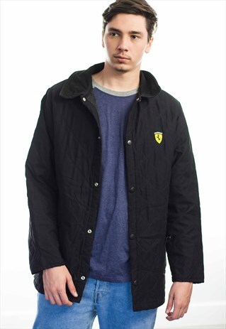 VINTAGE FERRARI LOGO JACKET 90S M 18.3