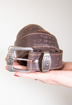 Brown Leather Levi's Belt 