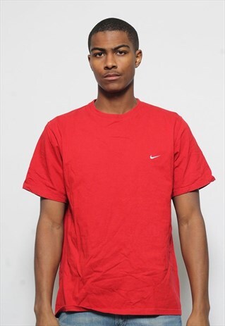 VINTAGE NIKE LOGO T-SHIRT RED