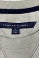 TOMMY HILFIGER VINTAGE LIGHT GREY SPELLOUT SWEATSHIRT