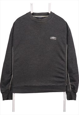 Umbro 90's Spellout Logo Crewneck Sweatshirt Medium Grey