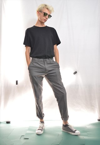 CLASSIC STRAIGHT RETRO TROUSERS