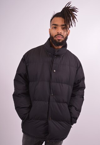 NAVIGARE MENS VINTAGE PADDED JACKET XL BLACK 90S