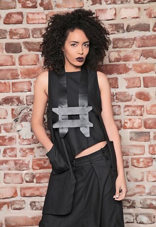 SLEEVELESS VEST/ SUIT VEST JACKET