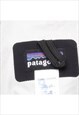 VINTAGE PATAGONIA BLACK ZIP-FRONT RAINCOAT - S