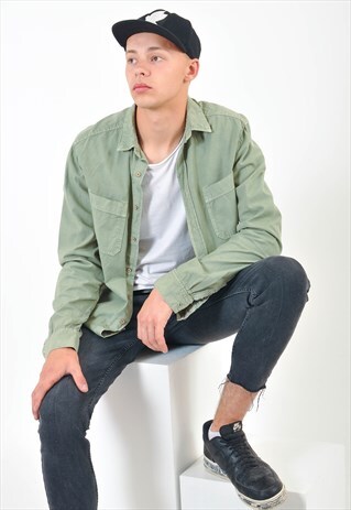 VINTAGE 90'S GREEN SHIRT