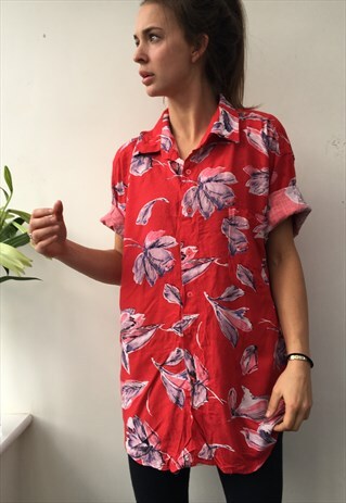 CRAZY PATTERN OVERSIZED RETRO VINTAGE UNISEX FESTIVAL SHIRT