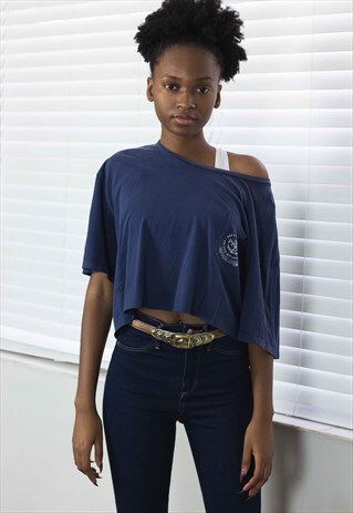 VINTAGE POLO RALPH LAUREN T-SHIRT LOGO 90S X 5.4