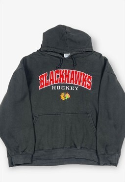 Vintage nhl chicago blackhawks hockey hoodie xl BV16633