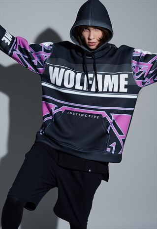 ALL OVER PRINT OVERSIZED HOODIE