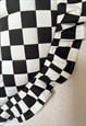 CHECKERBOARD HEART TOTE BAG