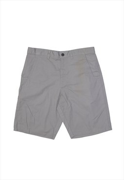 DICKIES Workwear Chino Shorts Grey Slim Mens M W36