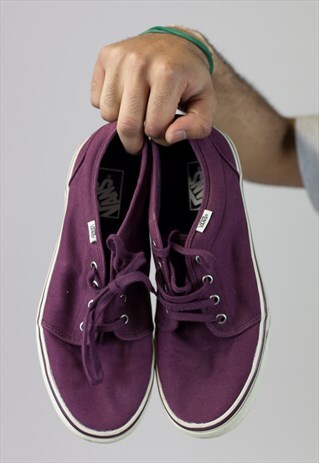VINTAGE VANS PURPLE TRAINERS