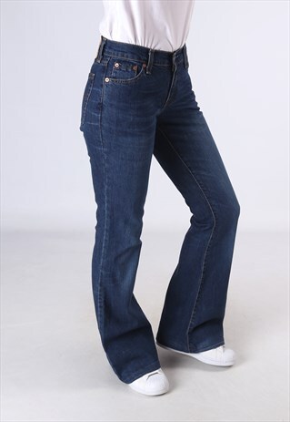 LEVIS 544 FLARE DENIM JEANS FLARED LEG UK 8 (EC5C)
