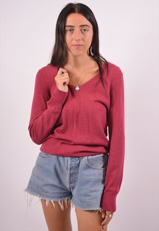 VINTAGE TOMMY HILFIGER JUMPER SWEATER PURPLE