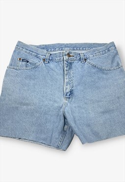 Vintage Lee Cut Off Denim Shorts Light Blue W36 BV18253