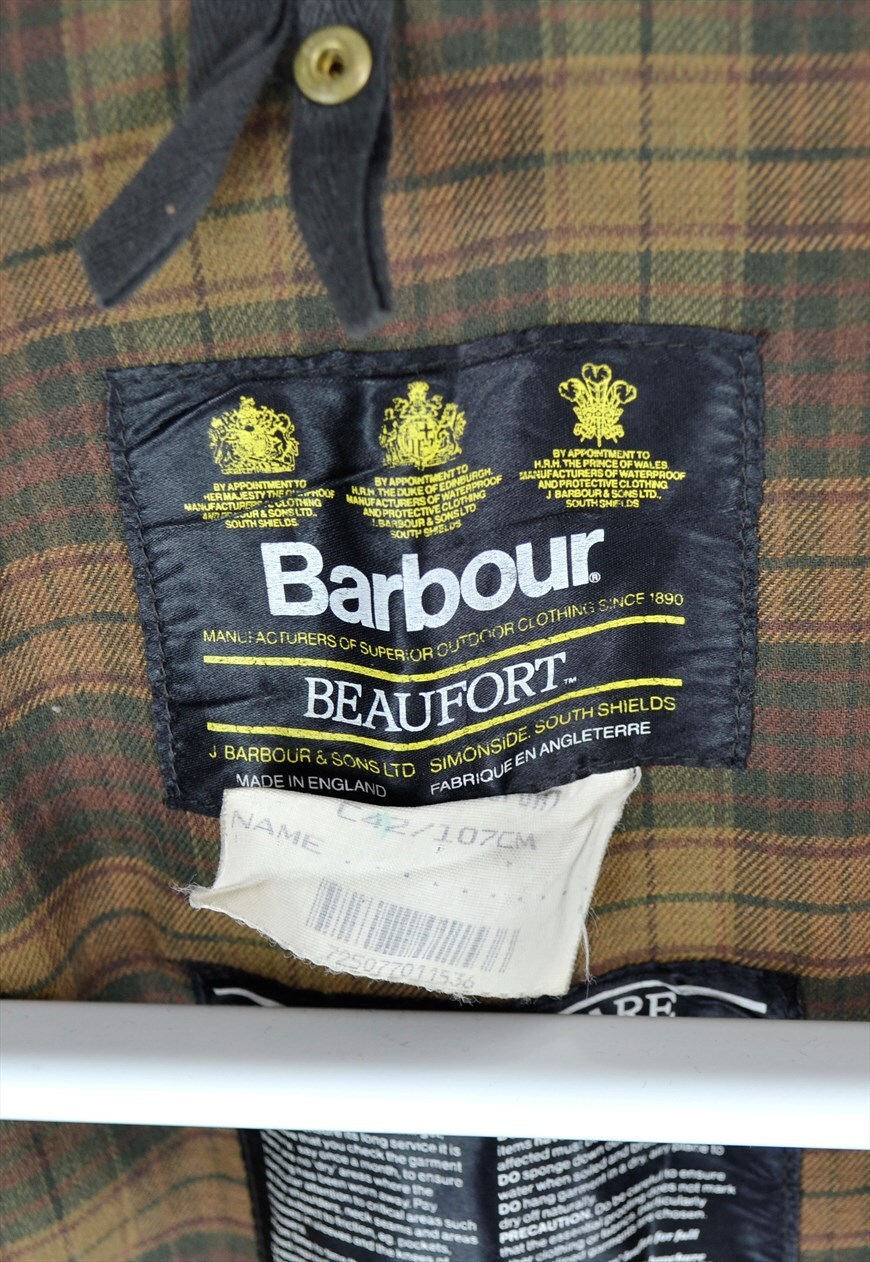 barbour beaufort size chart