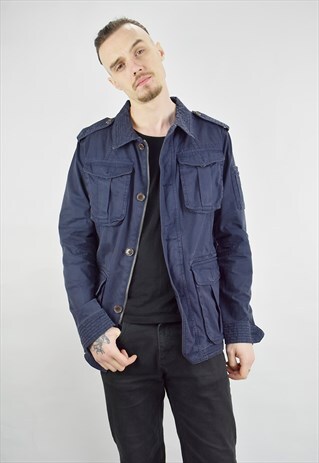 TOMMY HILFIGER HEAVY COTTON ZIP UP JACKET