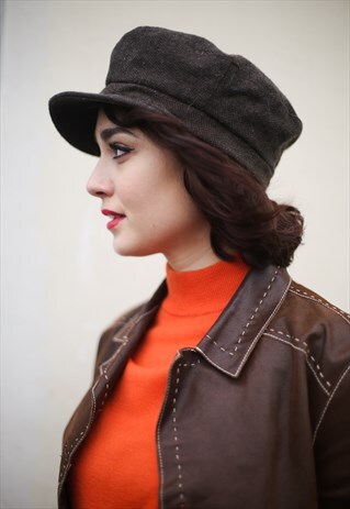 AMAZING 70'S BROWN LEATHER JACKET