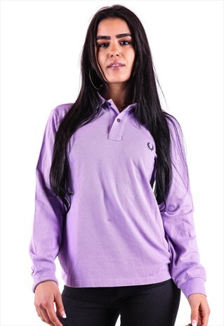 FRED PERRY LONG SLEEVE POLO T-SHIRT T644