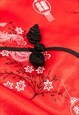 VINTAGE DRESS Y2K CHINESE SATIN KIMONO PARTY DRESS