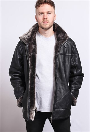 VINTAGE LEATHER AVIATOR JACKET
