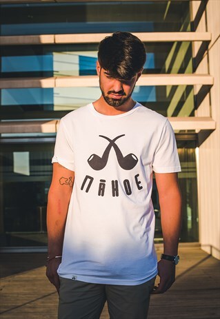 CLOTH PIPAS WHITE T-SHIRT